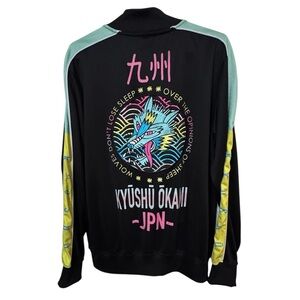 Kyushu Okami Japan RS1NE Embroidered Streetwear Track Jacket Dragon Men’s L MINT